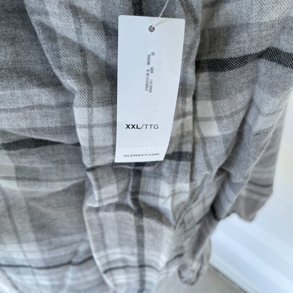 NWT OLD NAVY classic Flannel Plaid Shirt XXL - Picture 5 of 5